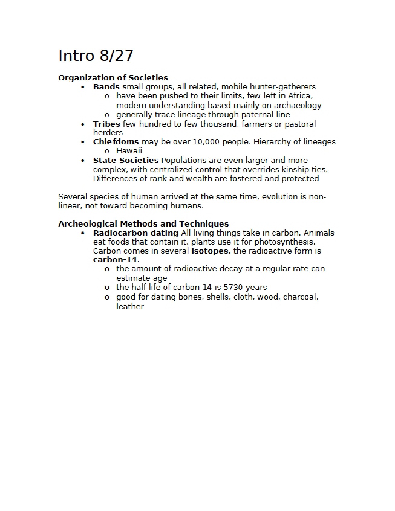 Final Examination Review
