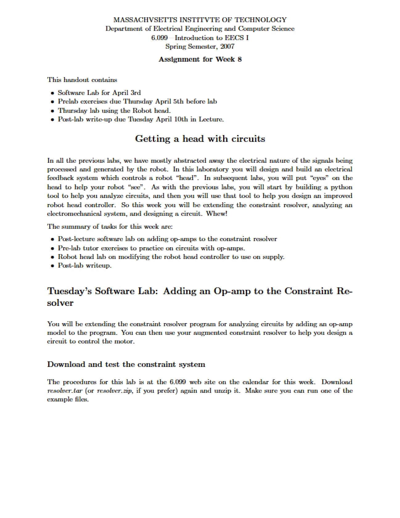 Robotics Study Guide