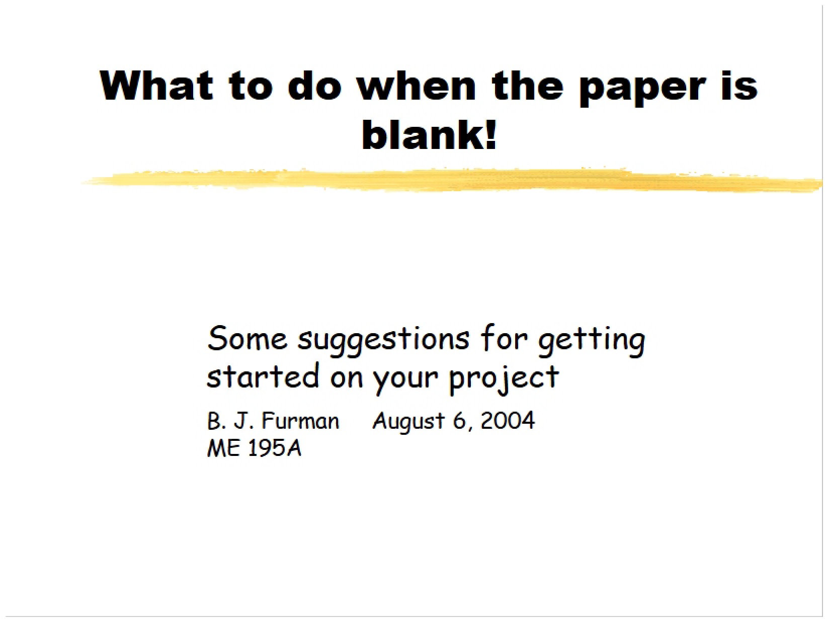 Blank Paper Document