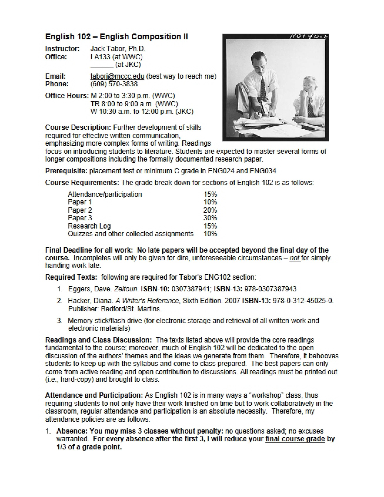English Composition II Syllabus