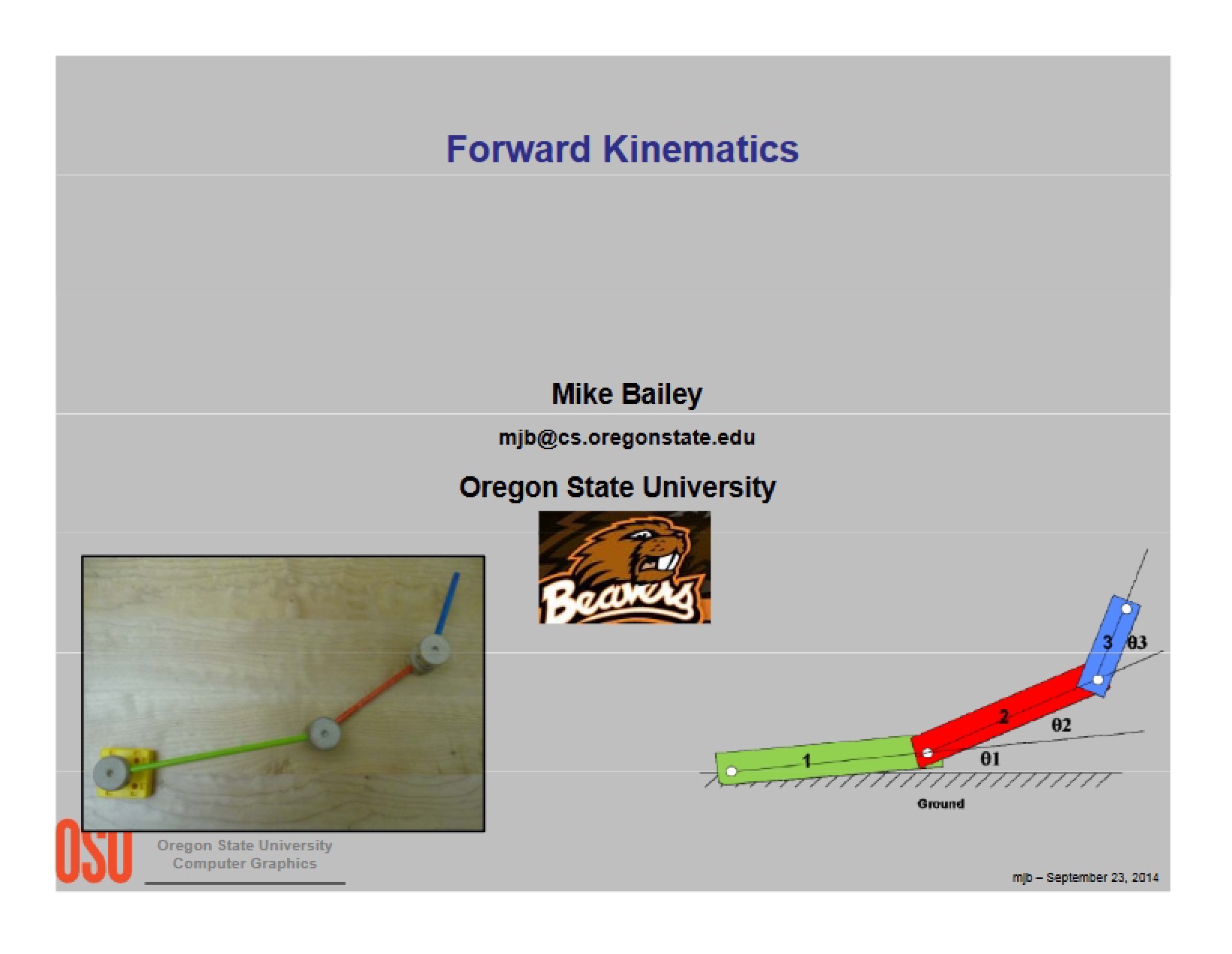 Kinematics Forward