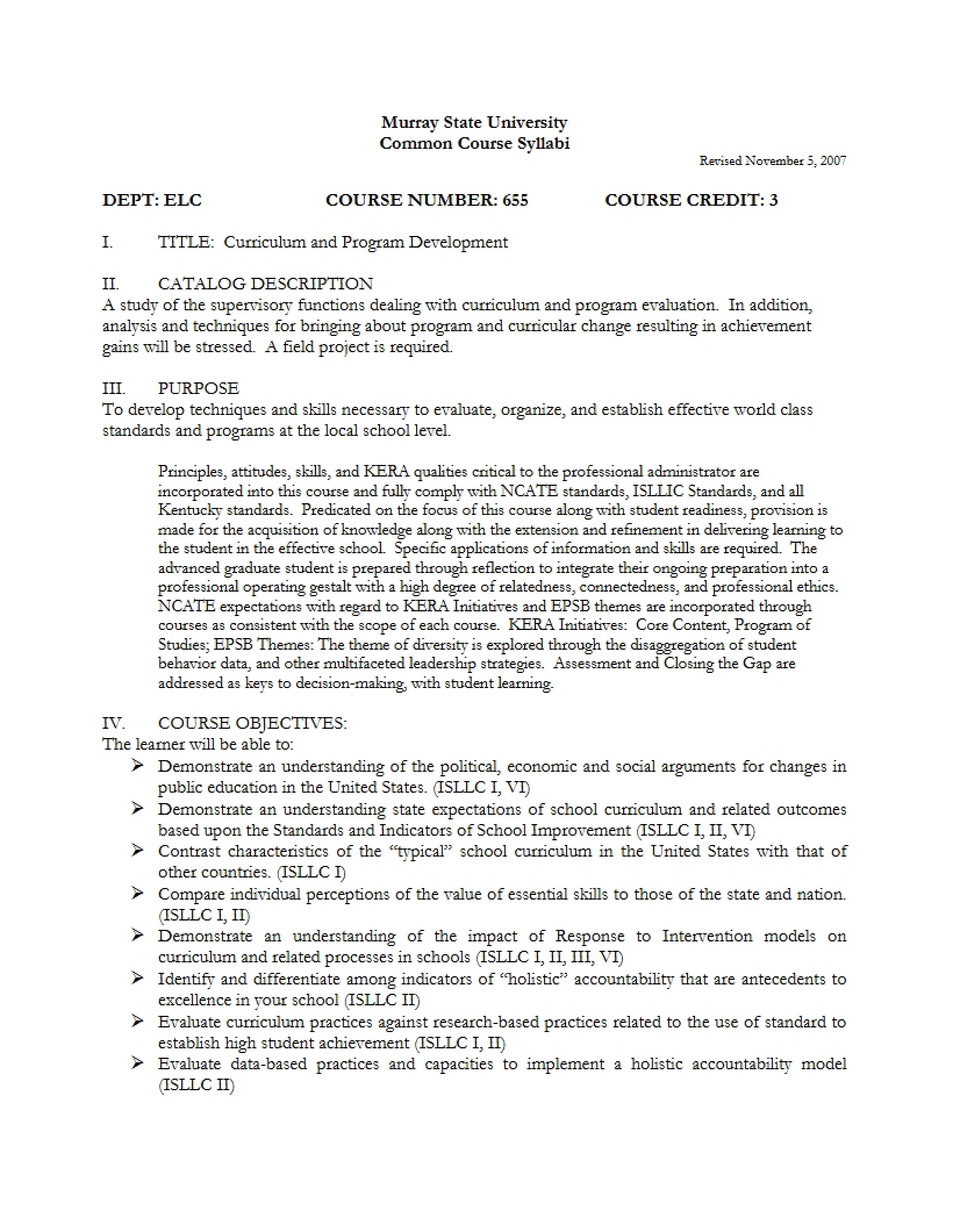 Syllabus