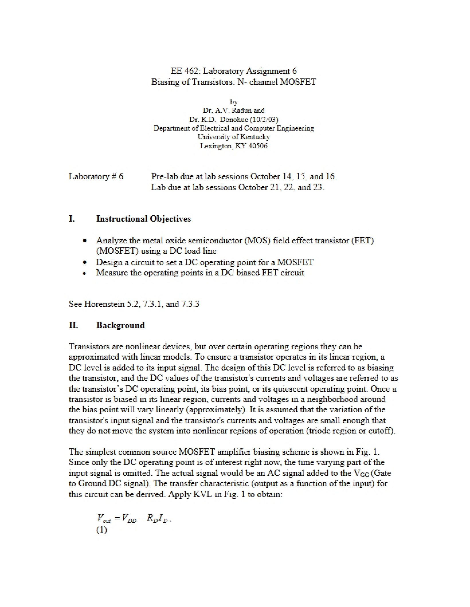 Assignment Six Laboratory