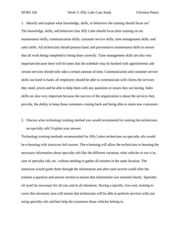 Week 5 Case Study