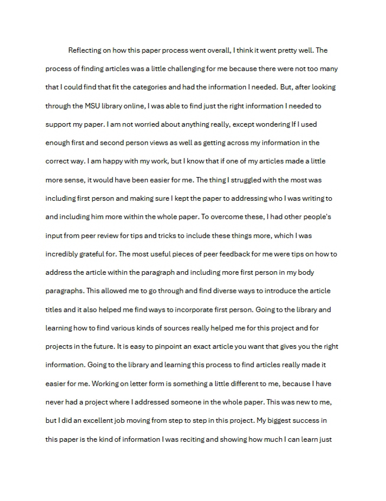Inquiry Essay