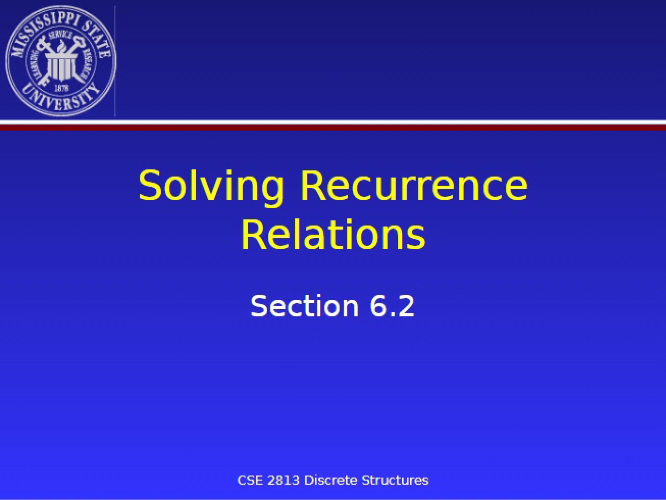 Techniques for Solving Recurrence Relations
