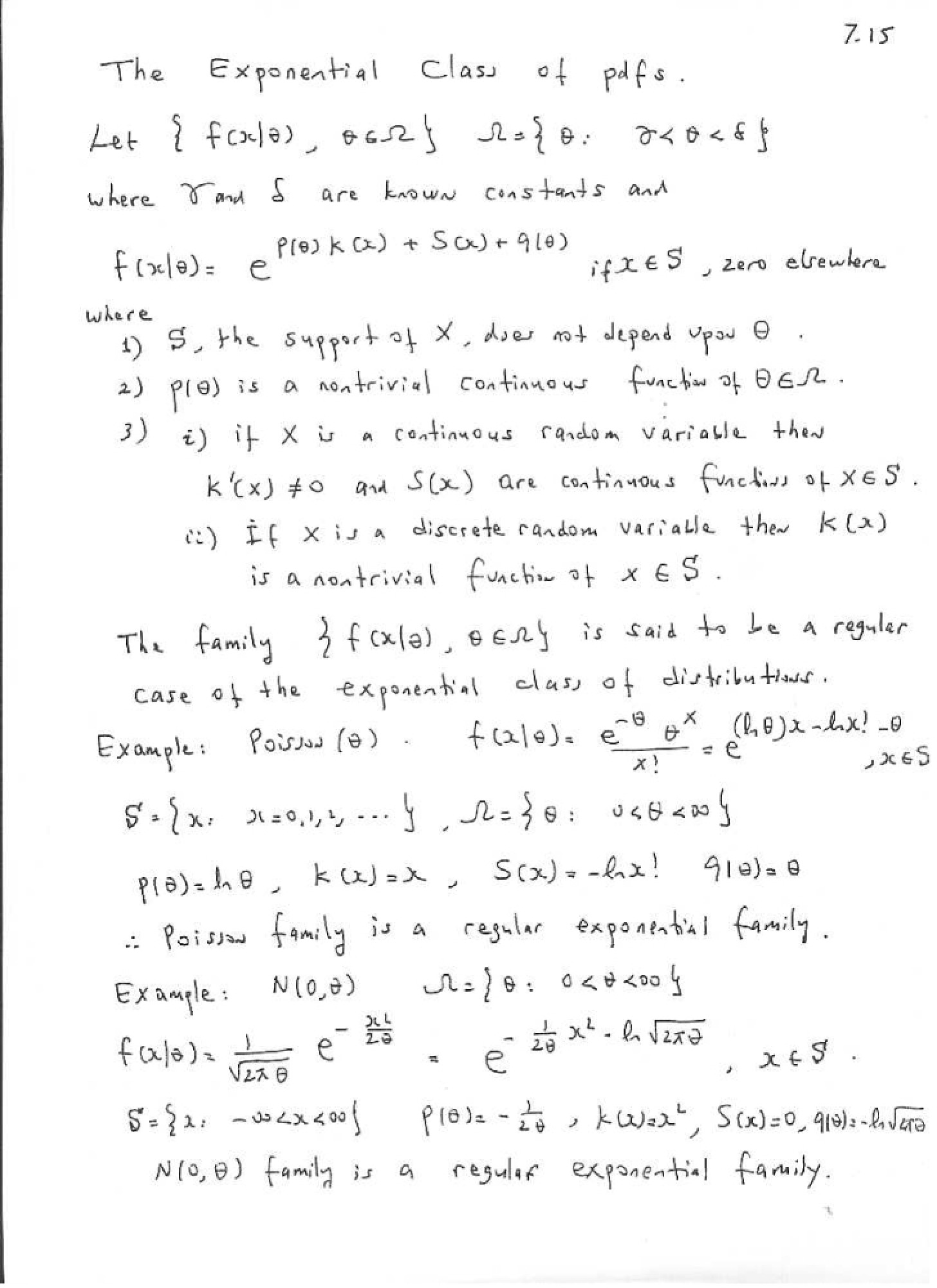 Notes on Sections 7-2 and 8
