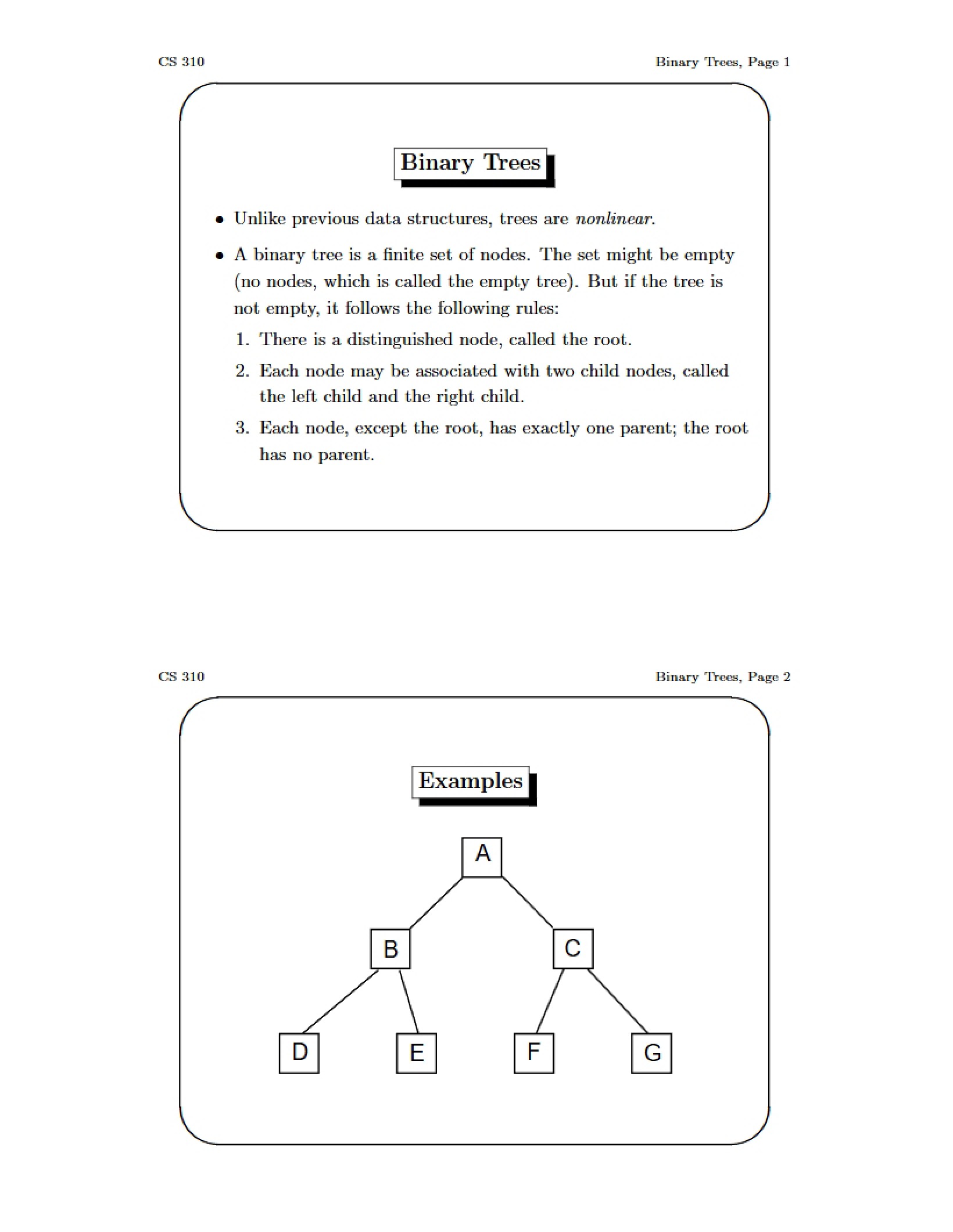 Trees (Binary)