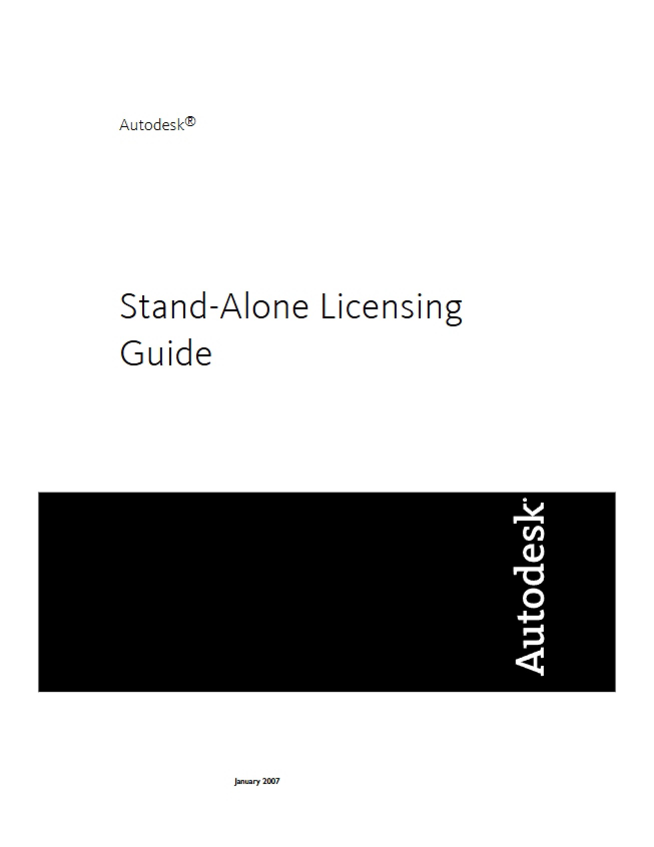 Guide for Stand-Alone Licensing
