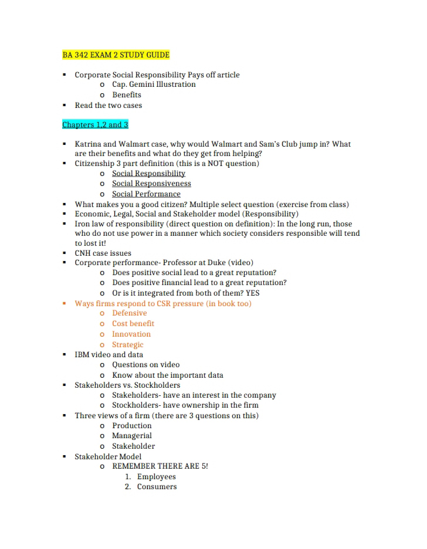 Second Examination