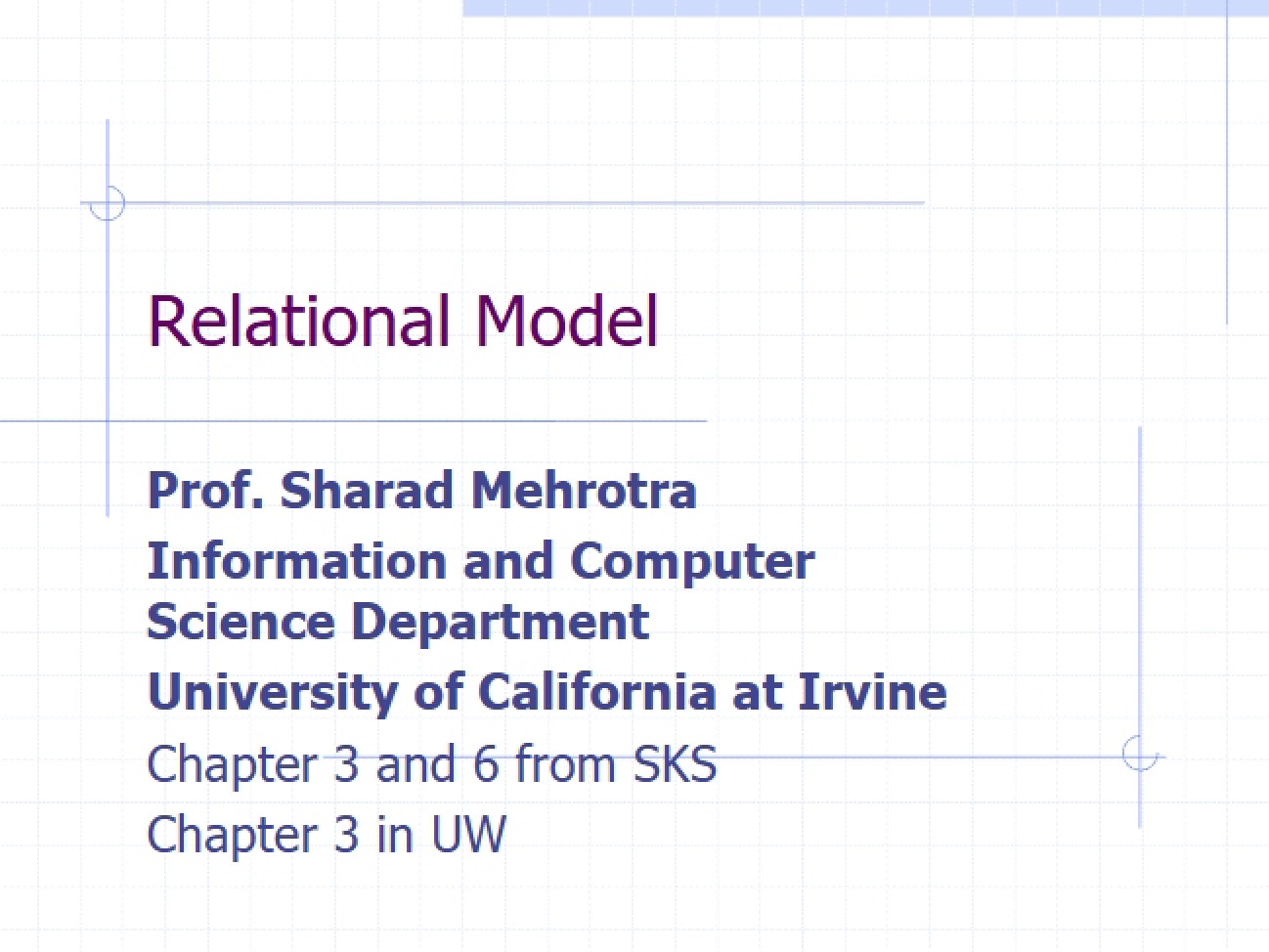 Model of Relations