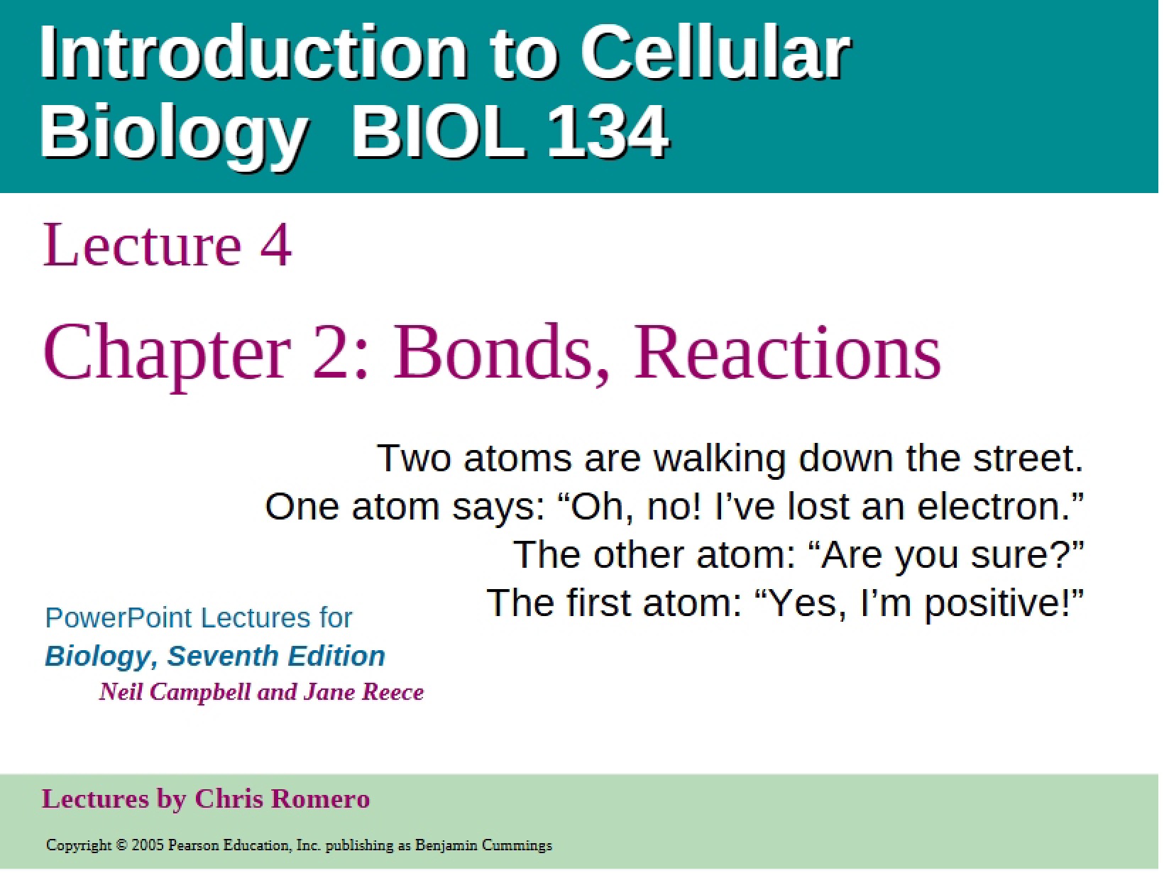 Intro to Cellular Biology