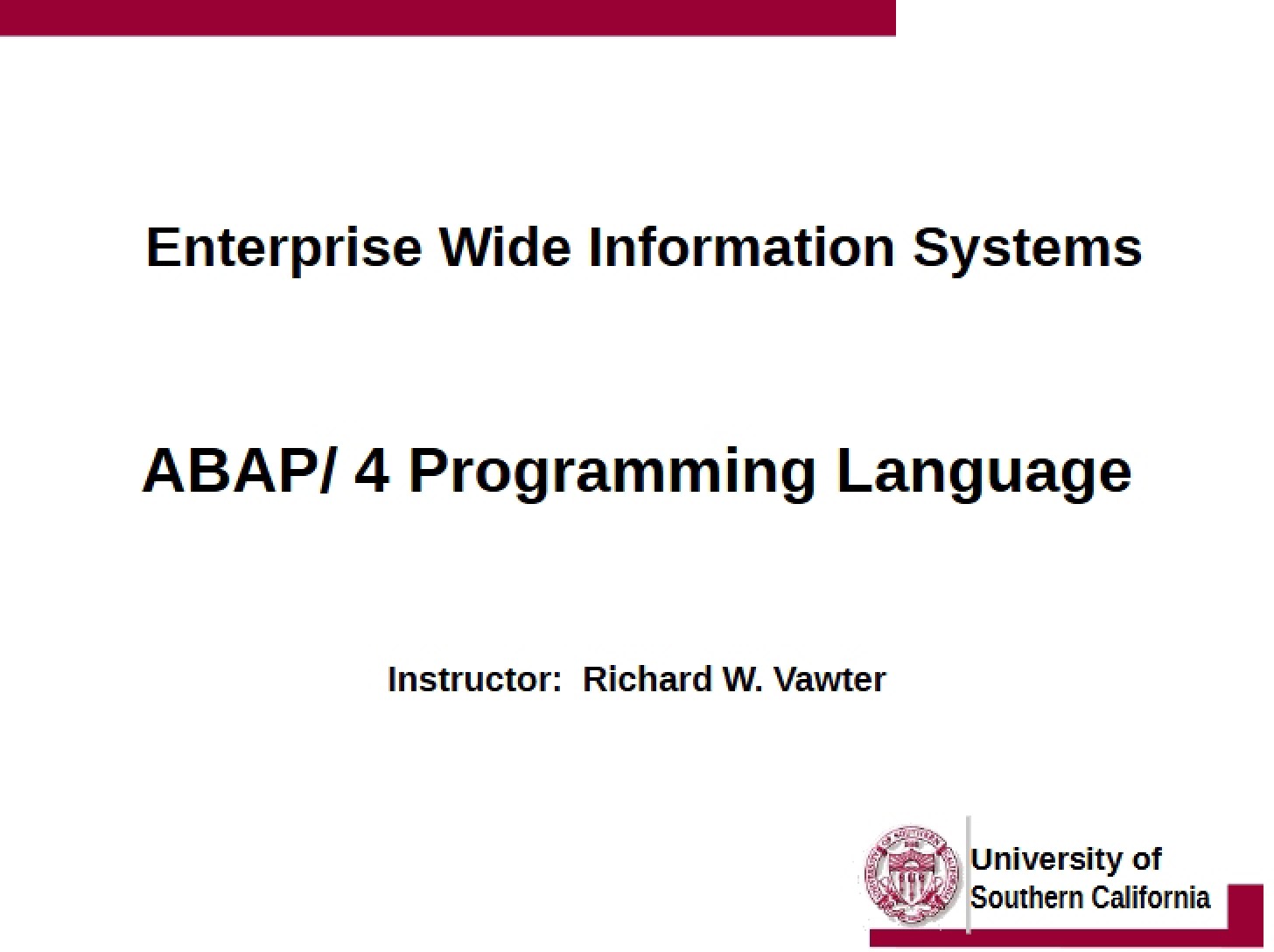 ABAP Programming