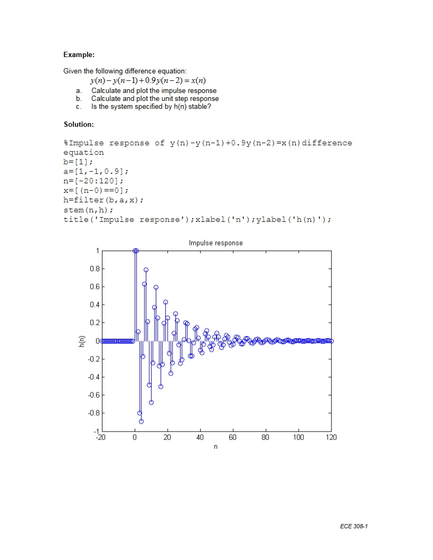 Equation of Differences