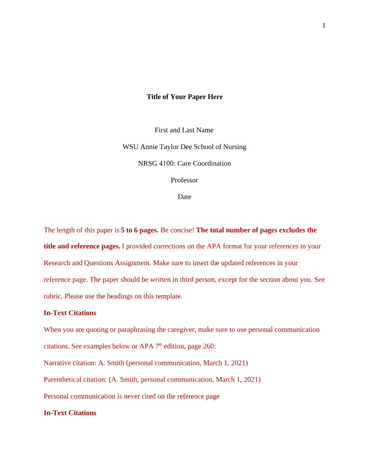 Caregiver Needs and Coping Mechanisms - A Guide for Nurses
