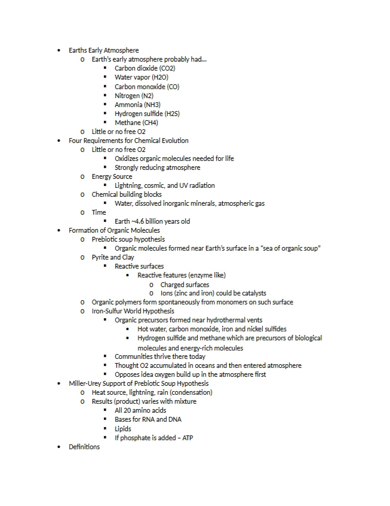 Life's Evolutionary History and Origin (Ch 21)
