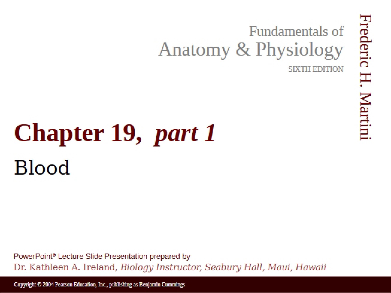 Blood Physiology