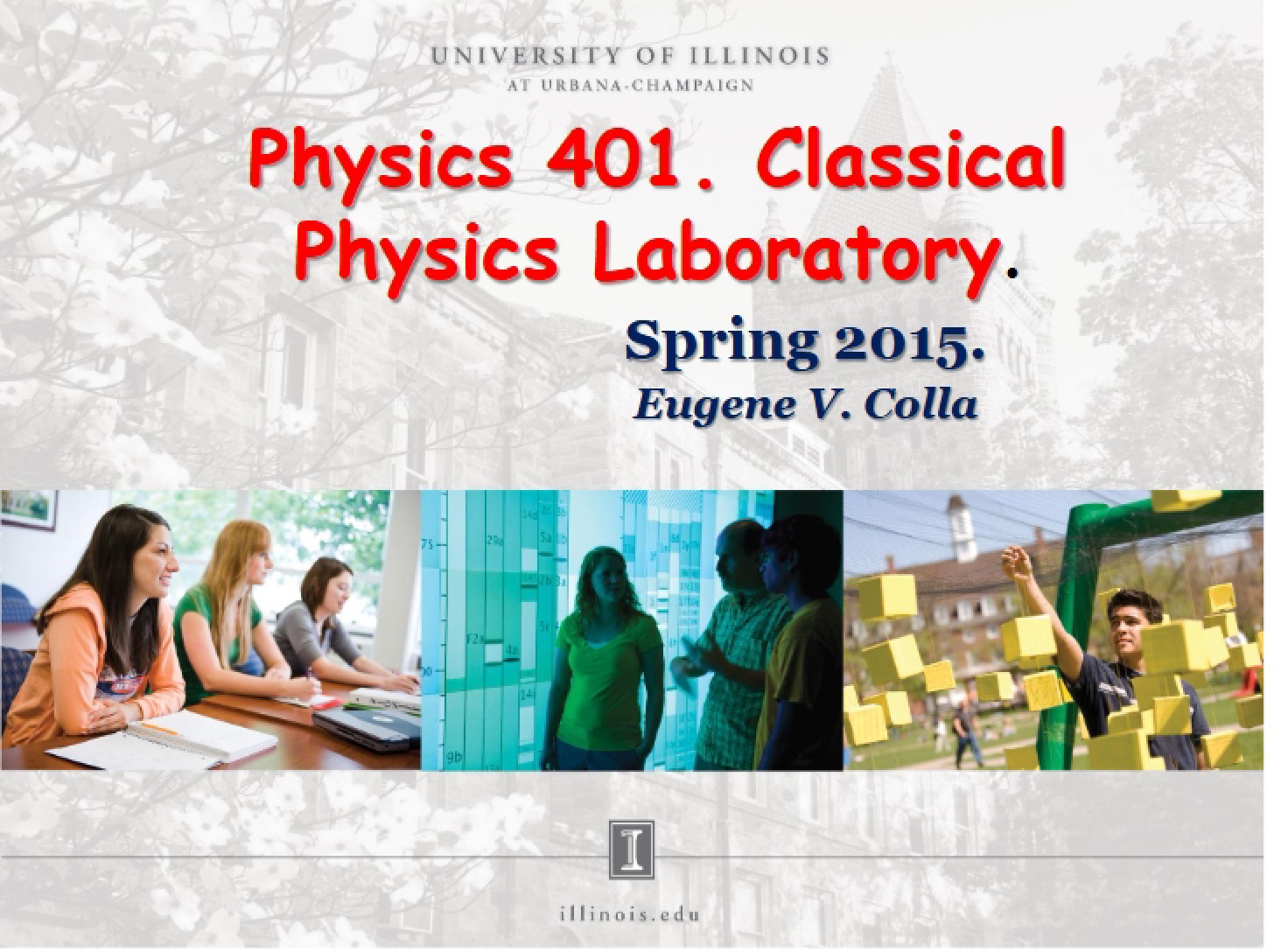 S15 Intro to Physics 401