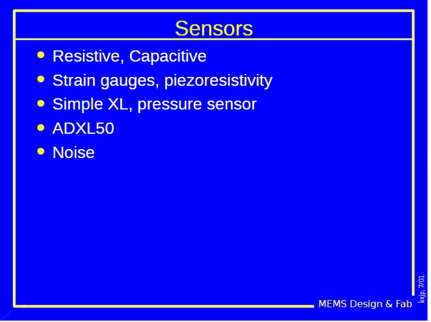 Sensing Devices