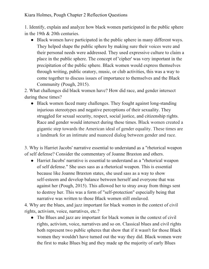 Black Women in the Public Sphere - Participation and Challenges
