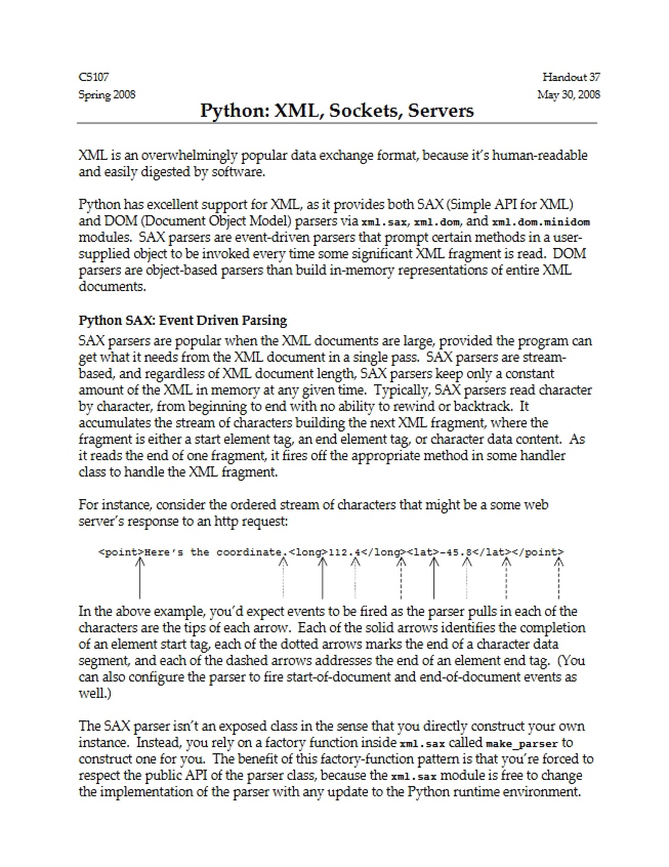 Introduction to Servers, Sockets, and XML in Python