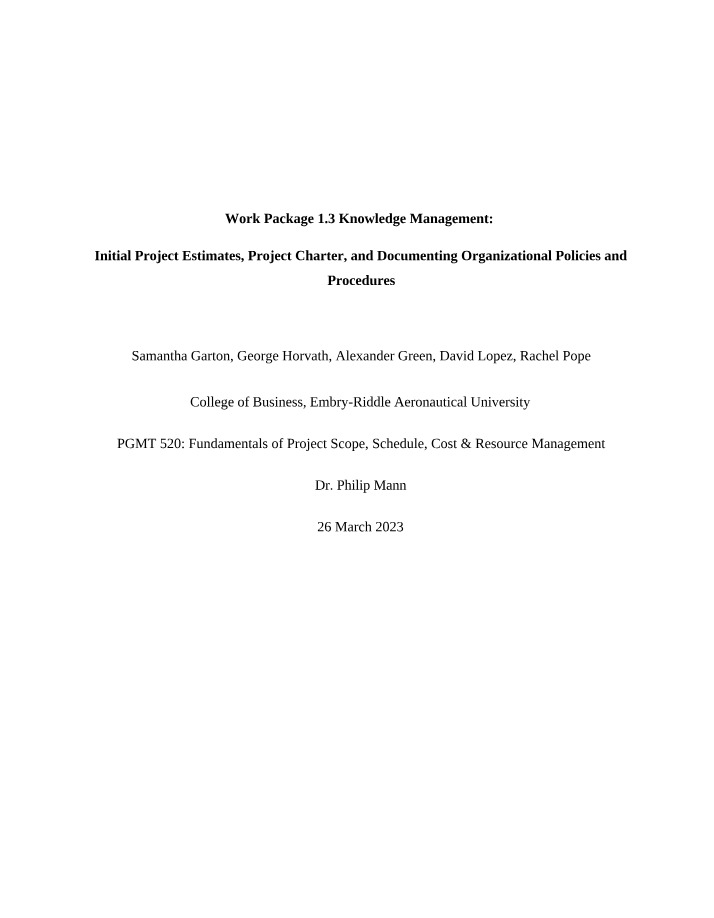 Project Cost Estimates for Success
