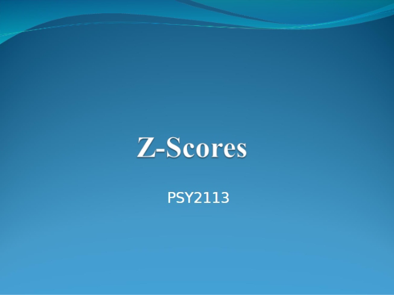 Z-Scores (Chapter 5)