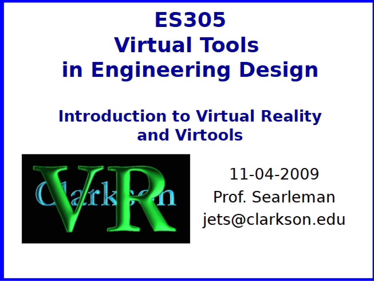 Virtual Engineering Tools - Part Two