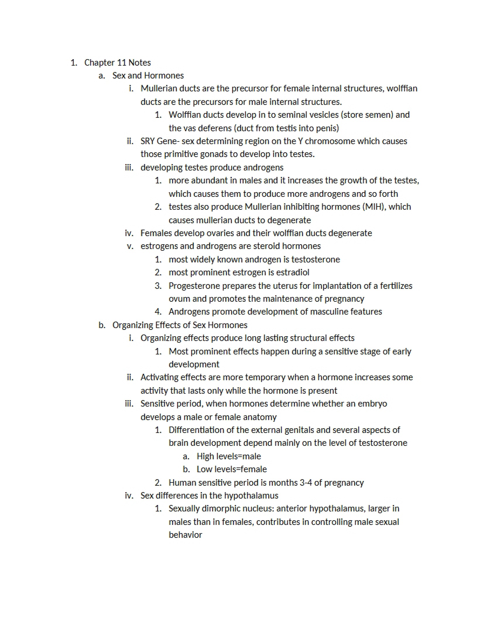 Hormones and Sex