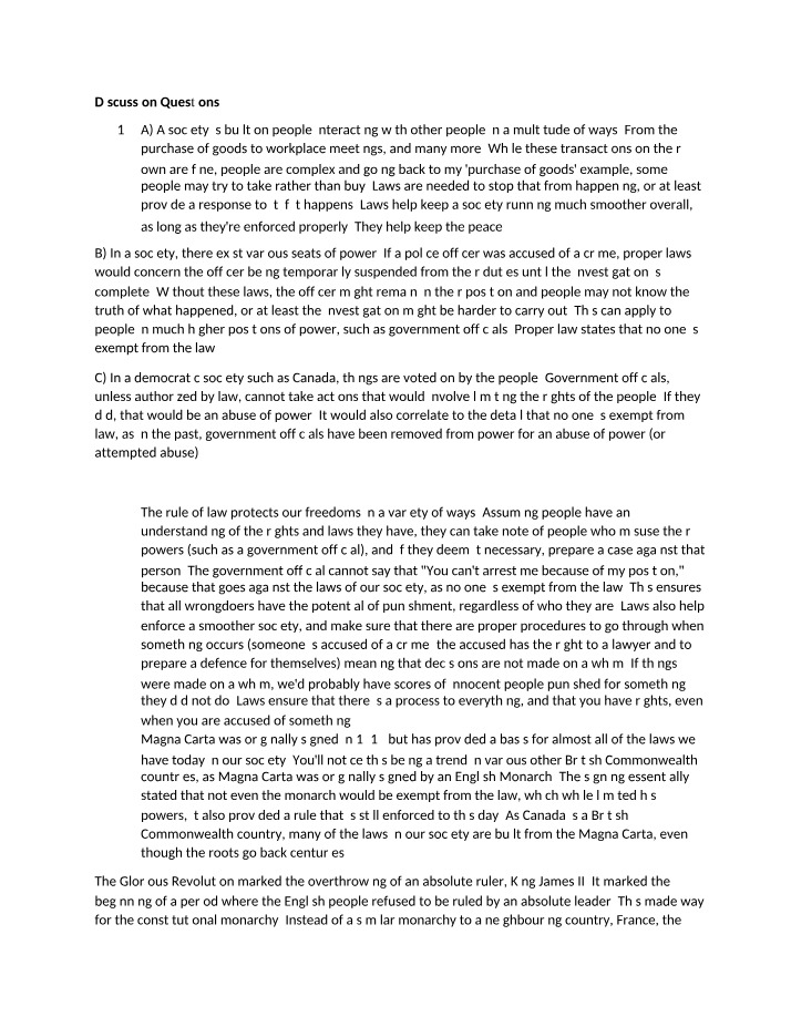 The Importance of Laws for Ensuring Peace in Society