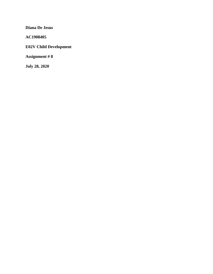 Number 8 Assignment