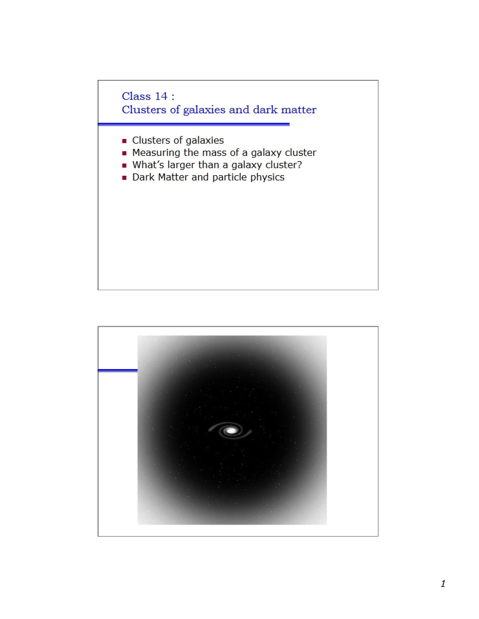 Dark Matter and Galaxy Clusters