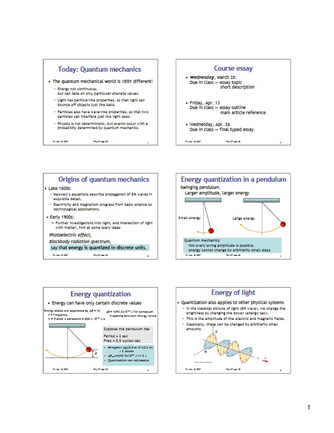 Distance and Time - Quantifying Motion