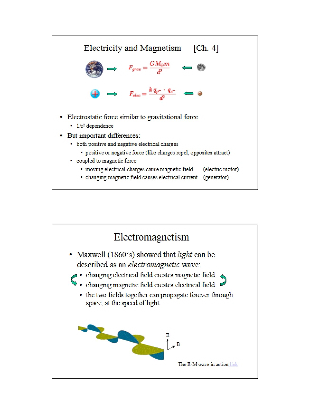 Magnetism and Electricity