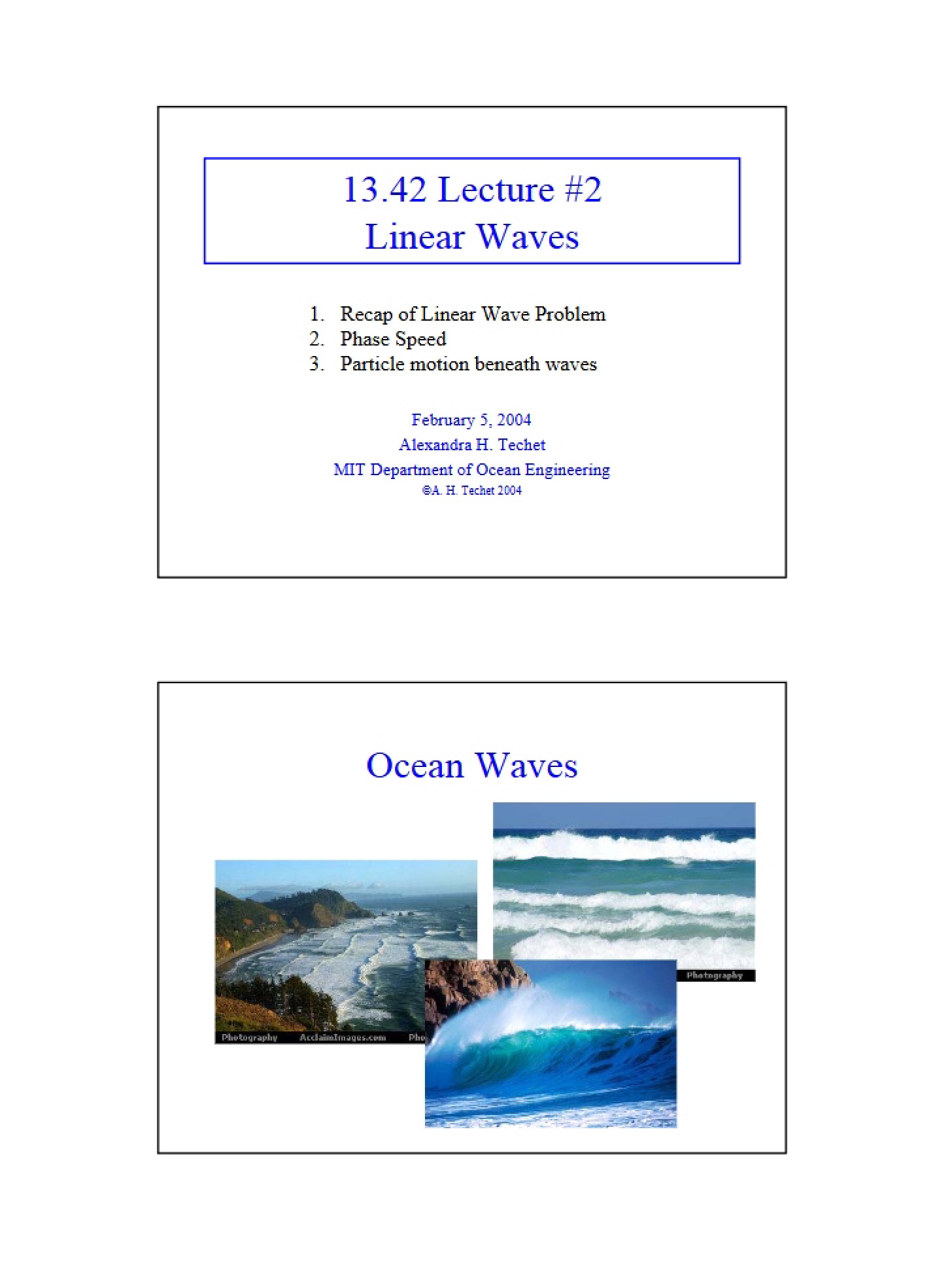 Waves Linear
