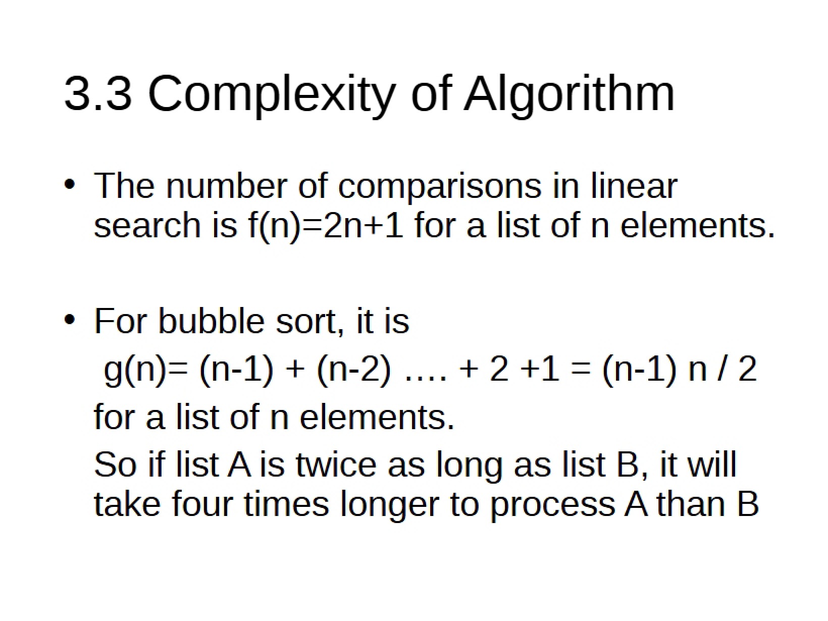 Algorithm Complexity Analysis