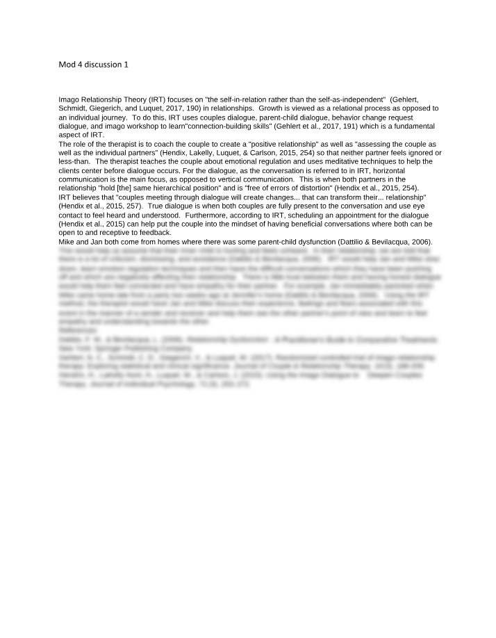 Mod 4 Discussion 1 Submission B