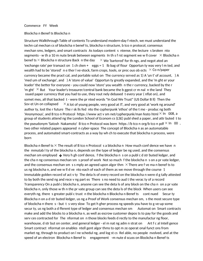 Combined Lecture Notes - Weeks 2 and 3