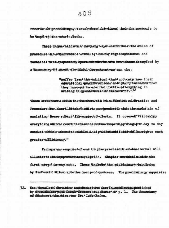 Practice and Procedure Manual for Court Clerks