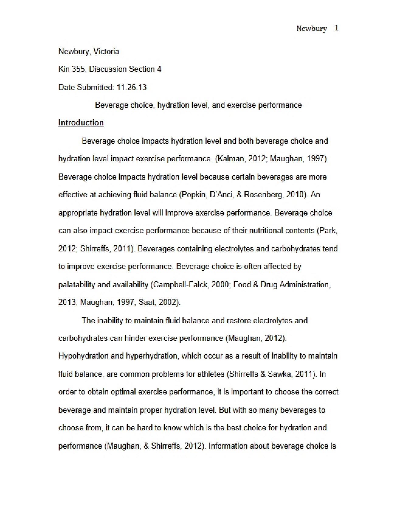 Assignment Four for Research Paper