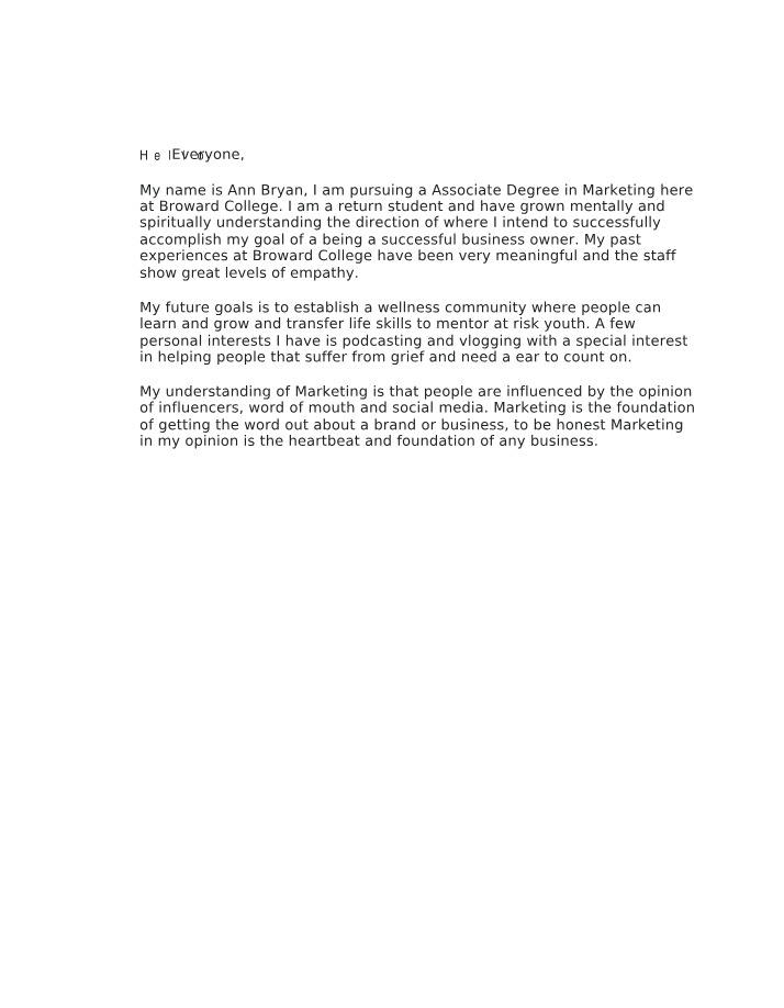 MAR1011 - Course Introduction
