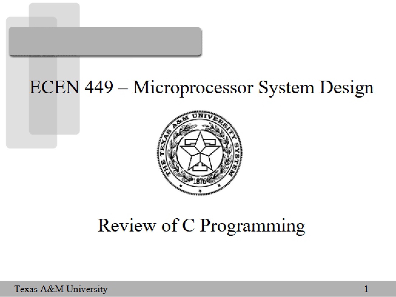 First C Programming Assignment