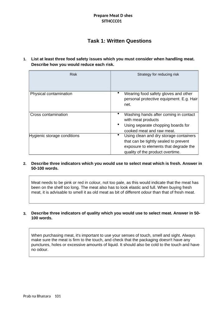 Meat Handling - Food Safety Tips to Reduce Risks & Ensure Quality