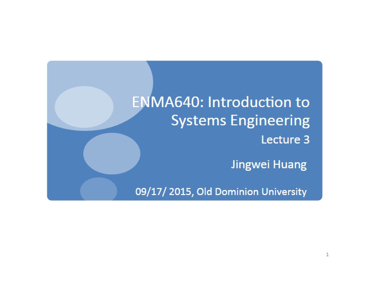 Lecture 04