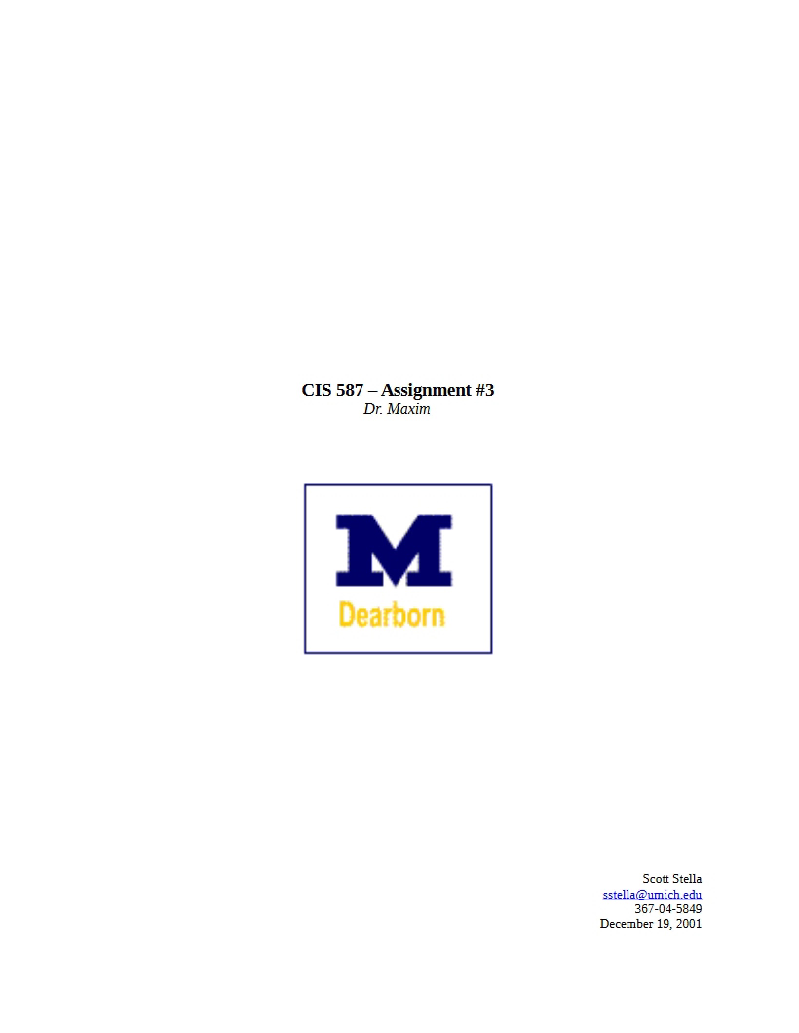 Course Study Materials