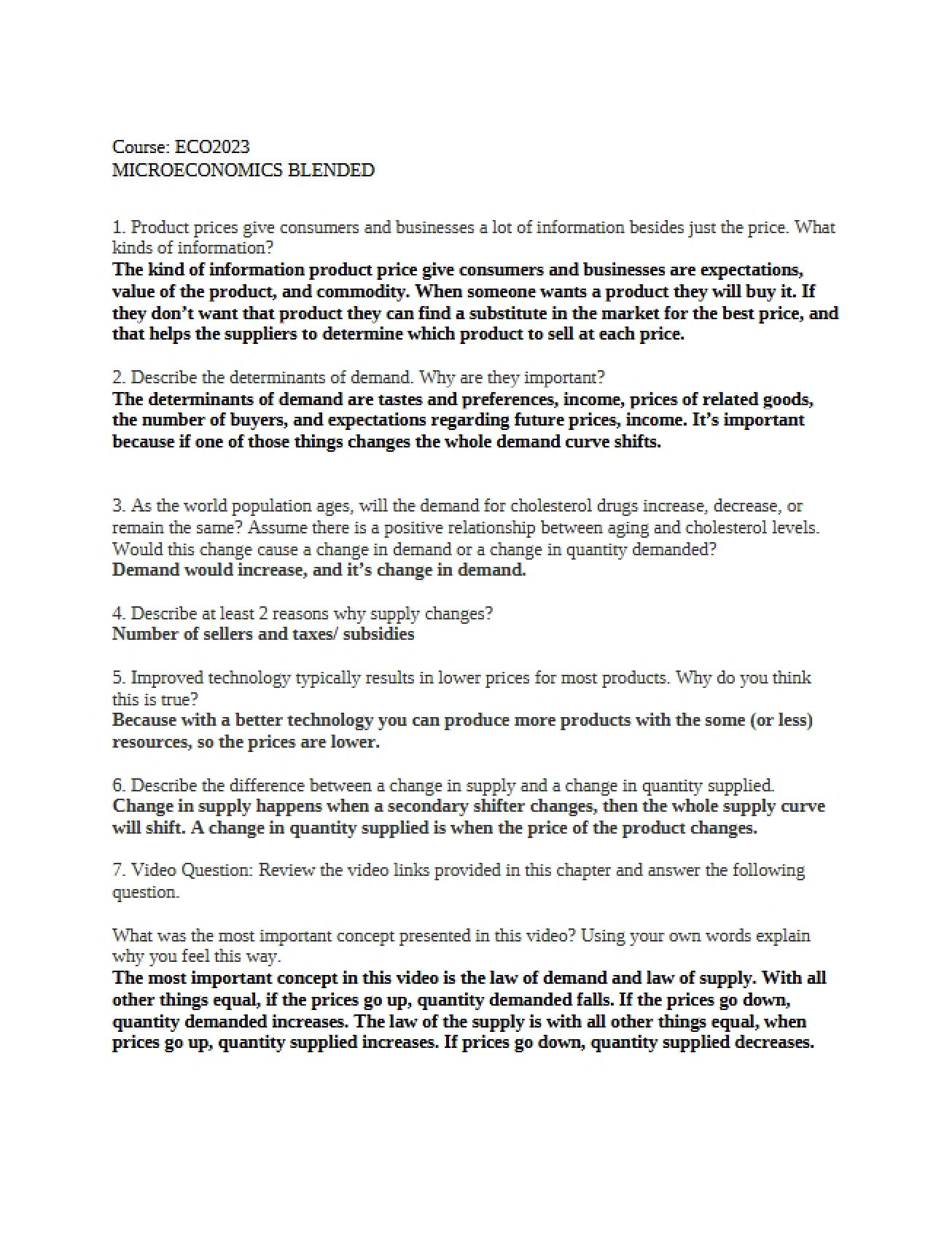 Blended Microeconomics Part Two