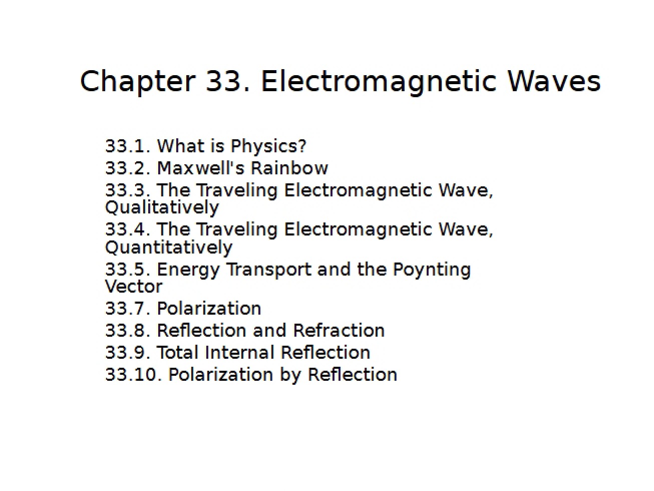 Waves of Electromagnetism
