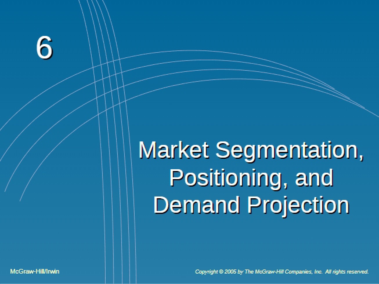 Segmentation of Markets