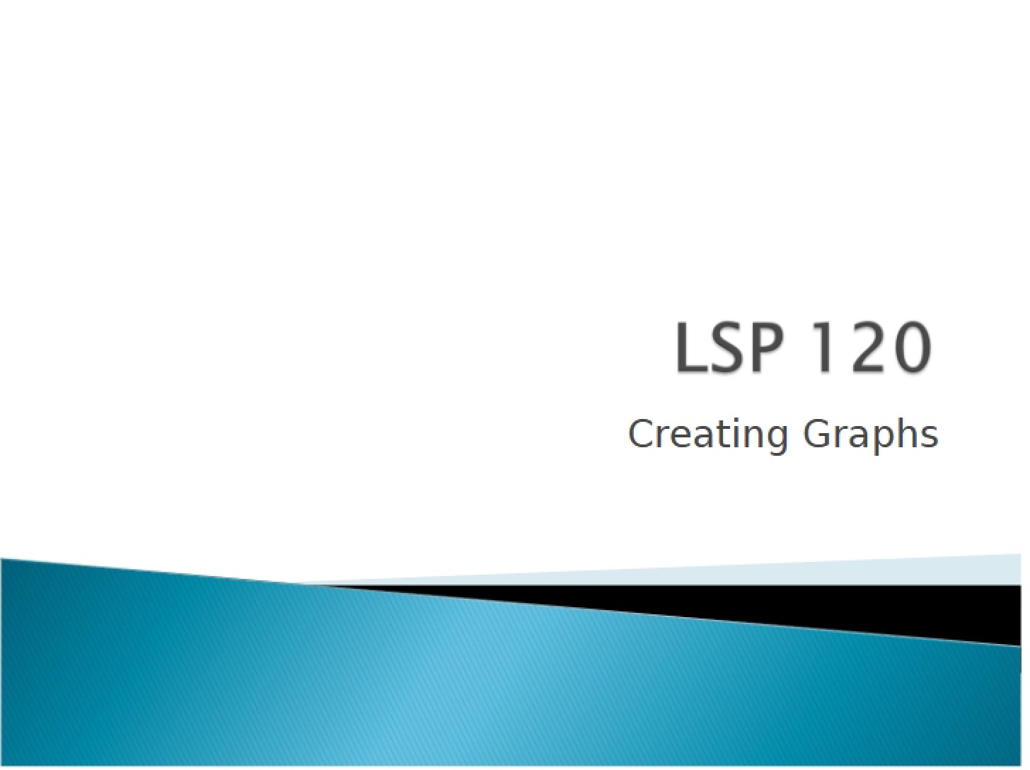 Graph Creation Techniques