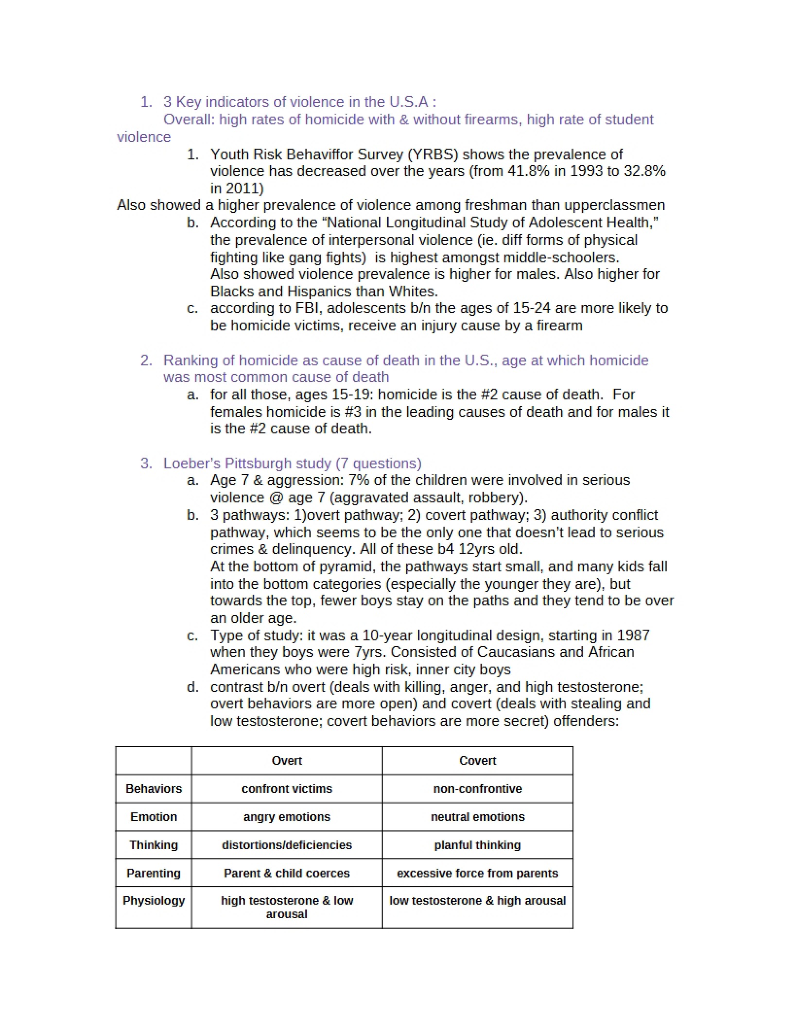 General Study Guide